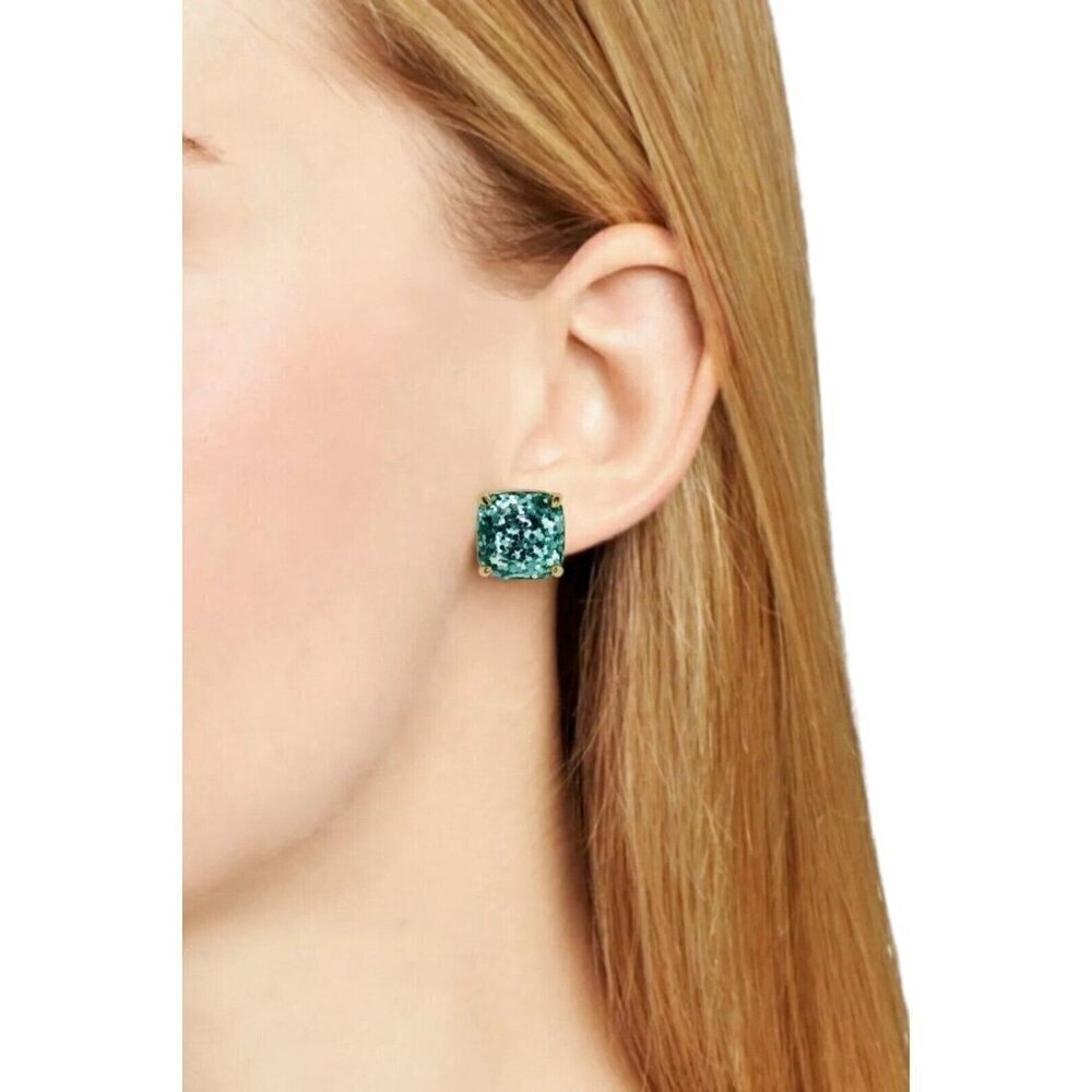 Kate Spade New York Small Square Studs Earrings Turquoise - Picture 3 of 3
